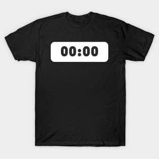 Alarm time 00:00 T-Shirt